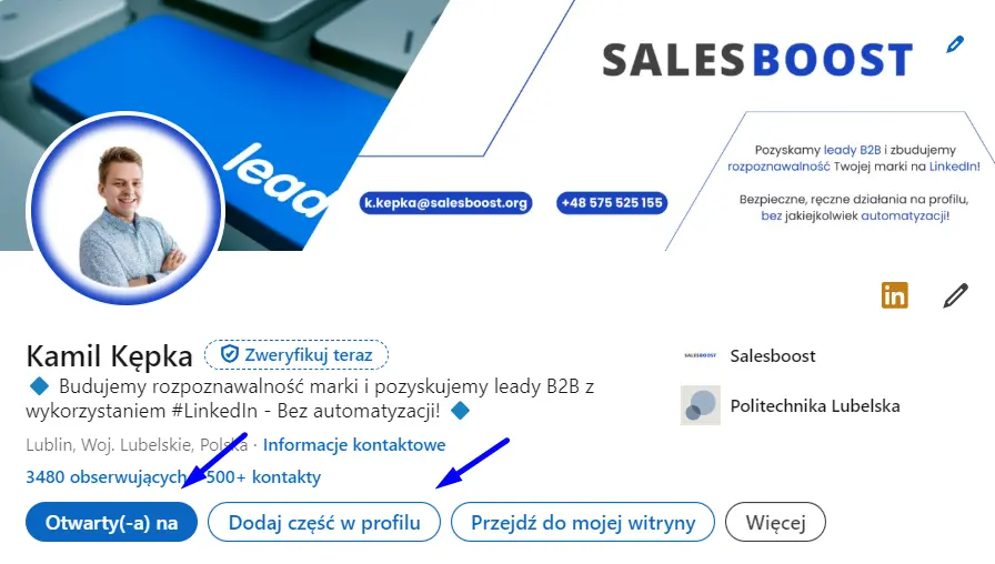 Jak dodać sekcję usług na LinkedIn