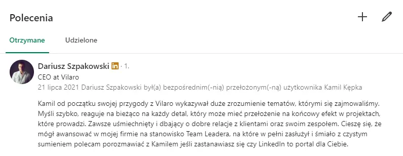 Jak otrzymać polecenia na LinkedIn