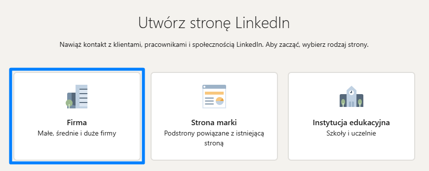 profil firmowy na linkedin - tworzenie strony 2