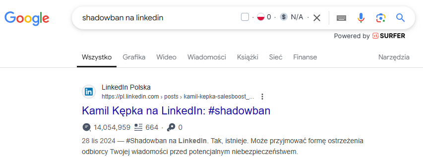 jak działają słowa kluczowe na linkedin